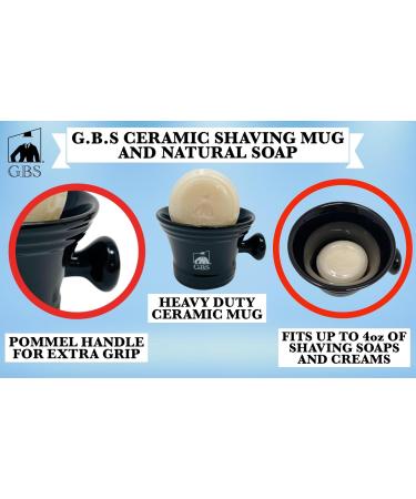 Premium G.B.S 11 Piece Shaving Set - Double Edge Razor Brush Stand Mug & Sandalwood Aftershave - Perfect Gift for Men - International Shipping Available - Buy Online on GoSupps.com