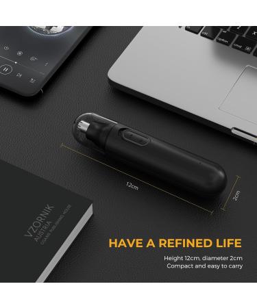 Painless USB Rechargeable Ear and Nose Hair Trimmer - IPX7 Waterproof - Dual Edge Blades - for Men and Women - Buy Online on GoSupps.com