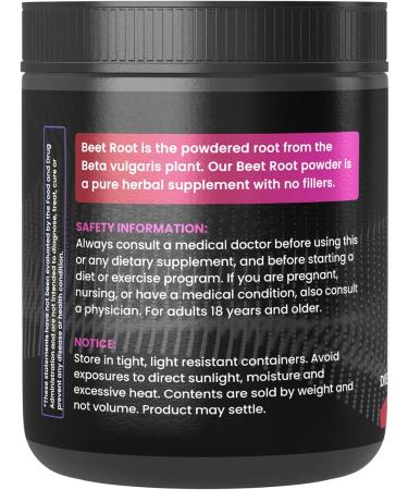 Buy PURE Beet Root Powder 11.2 oz | Boost Nitric Oxide Levels | Always Pure Premium Quality - Buy Online on GoSupps.com