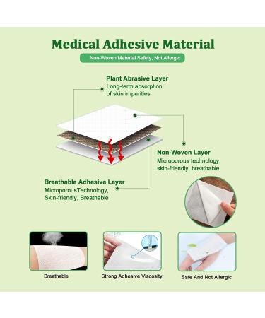 30 Pcs Deep Cleansing Foot Pads | Natural Bamboo Vinegar Powder Ginger | Pain Relief, Stress & Sleep Improvement | Body & Foot Care - Buy Online on GoSupps.com