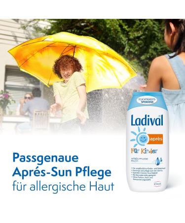 Buy Ladival Kinder Aprs Lotion & Children Sun Milk SPF 50+ Bundle - Perfume-Free Sun Protection for Kids 200ml Each - International Shipping Available - Buy Online on GoSupps.com