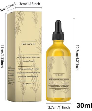 Hair Oil for Dry Hair - Oil for Dry Ends 30ml Natural Drops Anti-Frizz Root Strengthening Hair Loss Prevention Men Women - Buy Online on GoSupps.com