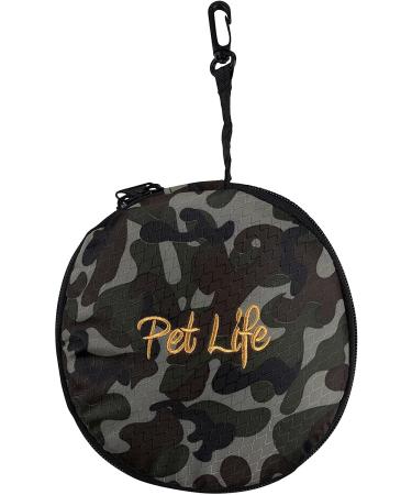 PET LIFE Collapsible Waterproof Dual Folding Travel Bowl - Camouflage, One Size - Buy Online on GoSupps.com