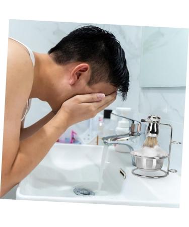 Frcolor Stainless Steel Razor Brush Holder Set - Luxury Travel Foam Shell & Rustproof Shaver Accessories for Men - Buy Online on GoSupps.com