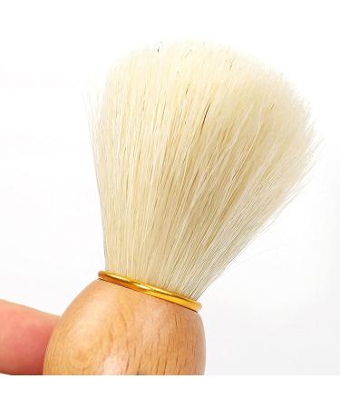 Premium Wood Handle White Pig Bristle Shaving Brush - Men's Care Foam Brush with Beech Wood Handle | CSQ275 (1 Pack) - Buy Online on GoSupps.com