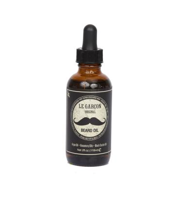 Beard Oil - Style Your Beard and Mustache. Brings Pleasure To Your Facial Hair Grooming. Includes Argan Oil Rosemary Oils and Black Castor Oil For A Healthy Tidy Beard