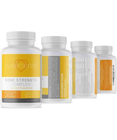 Juveriente Bone Strength Complex/A Dietary Therapy of a Japanese Traditional Fruit Packed with Vitamin C D3 K2 Calcium Phosphorus Food Grade Strontium and Boron / 90 Capsules for 30 Days - Buy Online on GoSupps.com