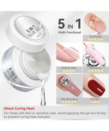 3D Nail Gel - 30ml Modeling Adhesive Nail Molding Gel for Beginner Women for Home Salon and Studio Use for Manicures and Nail Care - Buy Online on GoSupps.com
