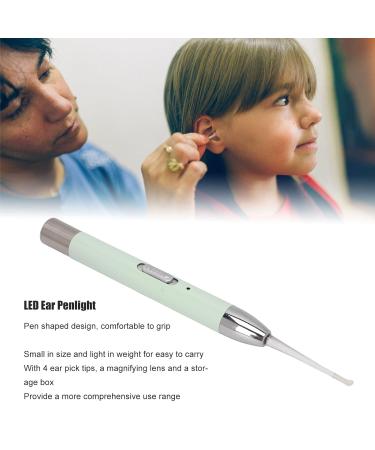 LED Dual Light Ear Checking Penlight for Ear Wax Removal with 4 Tips - Portable and Comfortable - Buy Online on GoSupps.com
