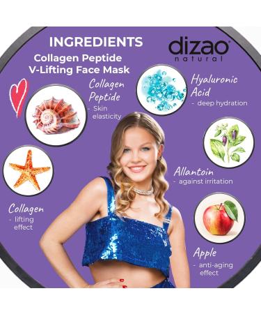 Buy Collagen Peptide V-Lifting Face Mask | Best Anti-Aging Mask for Radiant Skin | Shop Internationally - Buy Online on GoSupps.com