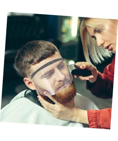 FOMIYES 50pcs Hairdresser Styling Shield Transparent Plastic Facial Protector Salon Haircutting Eye Cover Prevents Hair and Spray from Reaching Eyes - Buy Online on GoSupps.com