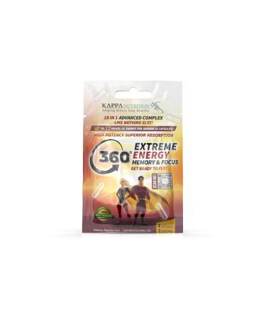 360 Extreme Energy Memory & Focus 1 Sachet (4 Capsules ea)