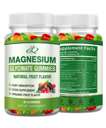 Magnesium Glycinate Gummies 600mg-High Absorption-Magnesium Supplement