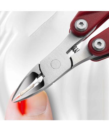 SVAASA Nail Clippers Stainless Steel Nail Clipper Cuticle Scissors Trimmer Manicure Pedicure Nippers Nail Foot Cutter Antiskid Nail Art Tool - Buy Online on GoSupps.com