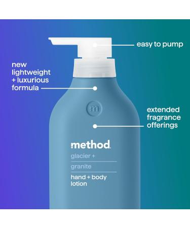 Method Body Lotion - Glacier + Granite | 14 oz - 24 Hours of Moisture | International Shipping Available - Buy Online on GoSupps.com