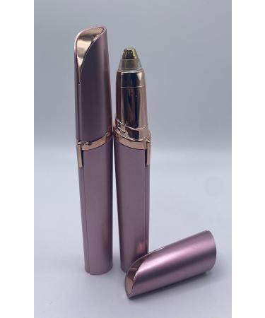 Buy Eyebrow Hair Remover with LED Light - Rechargeable Electric Precision Trimmer for Women - Painless Portable Razor in Rose Gold - Flawless Hair Removal for Lips Nose & Chin - Buy Online on GoSupps.com