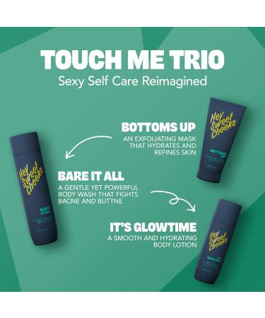 HEY SWEET CHEEKS BHA Salicylic Acid Body Wash with Oat Milk Blemish Body Wash for Back Blemishes Bacne Cleanser for Clear Smooth Skin Bare It All 9.64 oz - Buy Online on GoSupps.com