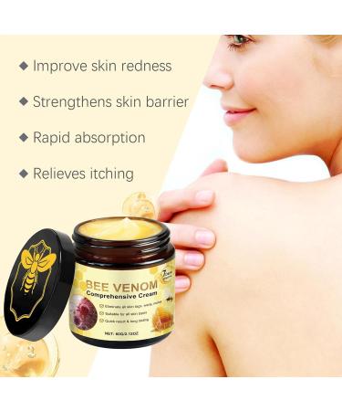  Mimoqk Bee Cream Face Moisturizer Skin Renewal and Firming Lotion Multi-Functional Face and Body Hydrating Nourishing Balm for All Skin Types 2oz Unisex - Buy Online on GoSupps.com