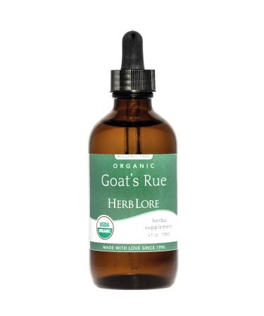 Herb Lore Organic Goats Rue Tincture - Lactation Supplement for Breastfeeding - Natural Breastmilk Production Support to Increase Breast Milk Supply (4 fl oz)