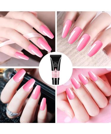 Gel Builder for Nails | LED Hard Gels Builder Easy to Use and Long-Lasting UV Nail Gel for Natural-Looking Nails Nail Extension Gel for Salon Easy at Home Pgp004 - Buy Online on GoSupps.com