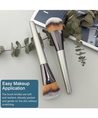 Premium Angled Kabuki Foundation Brush | Flawless Makeup Application | Professional Synthetic Bristles for Bronzer & Contour - Buy Online on GoSupps.com