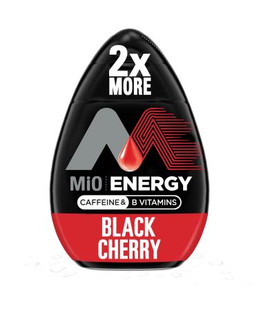 MiO Energy Black Cherry Naturally Flavored Liquid Water Enhancer 1 Count 3.24 fl oz 3.24 Fl Oz (Pack of 1)