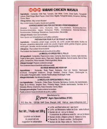 Mdh - Karahi Chicken Masala - 100g - Buy Online on GoSupps.com