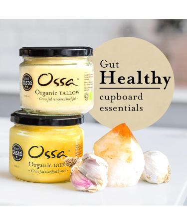 Ossa Organic Tallow 265g | Grassfed British Beef Fat | Organic & Keto Friendly - Buy Online on GoSupps.com