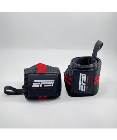 EFEI Premium Wrist Wraps - 18 Pair | Best Wrist Support for Weightlifting | Prevent Injuries for Deadlift, Powerlifting, Bench Press | Men & Women | Red - Buy Online on GoSupps.com
