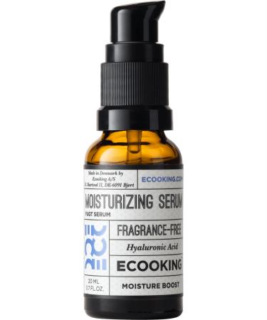 Ecooking Moisturizing Serum 20ml - Hyaluronic Acid & Tripeptides Enriched - Reduces Lines & Wrinkles - Suitable for All Ages and Skin Types - Non-Greasy Formula - Boosts Skin Hydration