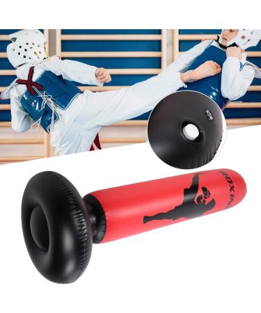 Punching Bag - Black & Red Kickboxing Bag for Taekwondo | Compact Fast Rebound | Fitness & Stress Relief - Buy Online on GoSupps.com