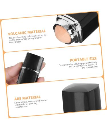 Beavorty 3 Pcs Facial Oil Absorbing Ball Face Tools Face Cleaning Massager Oil Control Facial Massager Makeup 5x2.8cmx3pcs Blackx3pcs - Buy Online on GoSupps.com