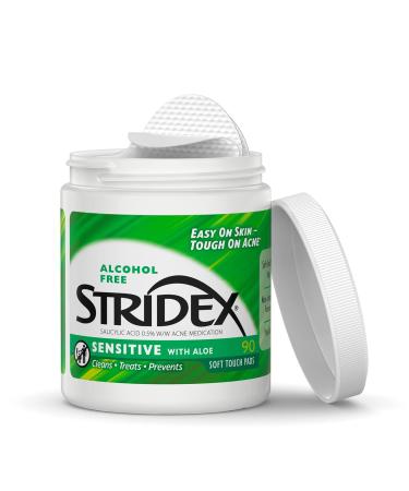 Stridex Sensitive Acne Pads - 90-Count (Pack of 3) - Buy Online on GoSupps.com