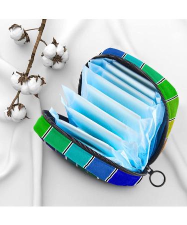 Cool Color Swatches Sanitary Napkin Storage Bag | Portable Period Pocket for Women & Girls | Menstrual Cup & Breastfeeding Holder - Buy Online on GoSupps.com