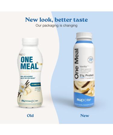 NUPO NUPO Vanilla One Meal Shake with 24 vitamins and minerals high in protein and no added sugar delicious weight loss shakes for women and men 12 x 330 ml - Buy Online on GoSupps.com
