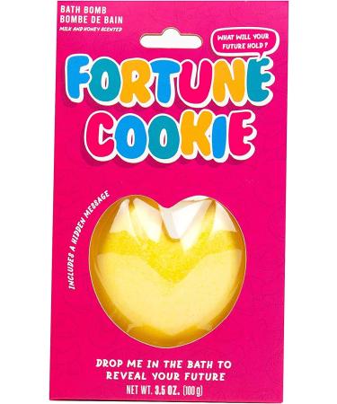 Gift Republic Fortune Cookie Bath Bomb 100g - Milk and Honey Scent, Multicoloured - Buy Online on GoSupps.com
