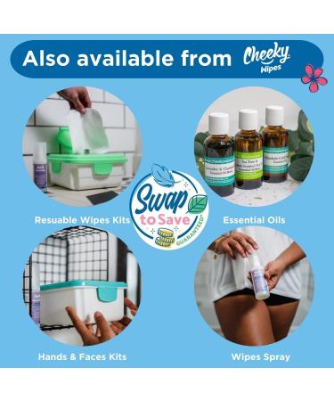 Cheeky Wipes 25 Rainbow Cotton Terry Cloth Wipes 15x15cm - Reusable, Extra Soft Towelling Wipes for Baby | Eco-Friendly - Buy Online on GoSupps.com