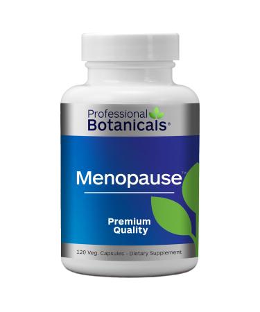 Professional Botanicals Menopause - Vegan Menopause Supplement for Women Chaste Berry Extract Black Cohosh Root Extract for Hot Flashes - 120 Vegetarian Capsules