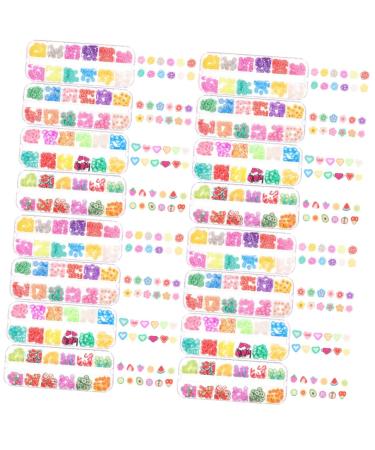 FRCOLOR 16 Boxes Nail Art Polymer Clay Intelligent Crafts