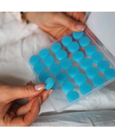 Reusable Silicone Wax Ear Plugs - 30 Pack 32dB Noise Cancelling Earbuds for Sleep Travel & Swimming - Durable Plastic Case by Mobi Lock - Buy Online on GoSupps.com