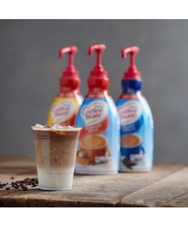 Coffee mate Liquid Concentrate 1.5 Liter Pump Bottles Variety Pack (Pack of 3) - Sweetened Original, French Vanilla, Hazelnut - With By The Cup Coffee Scoop | 3 Flavors - Buy Online on GoSupps.com