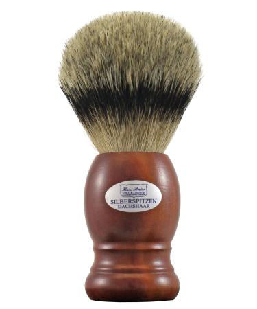 Hans Baier Exclusive Shaving Brush Real Silvertip Badger Hair
