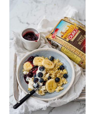 Duru Coarse Bulgur 2500g - 100% Natural Wheat Berries, High Fiber & Protein, Non-GMO - Ideal for Vegan Recipes, Better than Rice - Buy Online on GoSupps.com