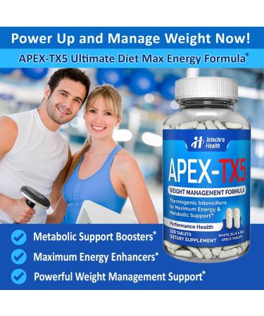 APEX-TX5 Weight Management Supplement 120 Tablets - Made in USA | High Quality Formula - Buy Online on GoSupps.com
