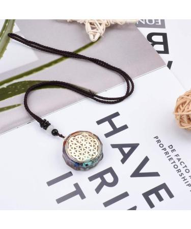 EneQutum Metatron Cube Orgonite Mixed 7 Chakras Orgone Pendant Necklace Crystal Healing Necklace for Men and Women Gold - Buy Online on GoSupps.com