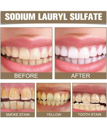 2PCS Tooth Refresh Toothpaste Fresh Breath Whitening Toothpaste Natural Oral Care & Enamel Repair Helps Remove Coffee Tea & Wine Stains Deep Cleaning Care - Buy Online on GoSupps.com