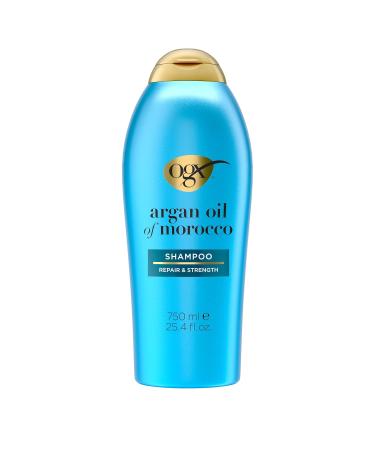OGX Renewing + Argan Oil of Morocco Hydrating Hair Shampoo, Cold-Pressed Argan Oil to Help Moisturize, Soften & Strengthen Hair, Paraben-Free with Sulfate-Free Surfactants, 25.4 fl oz - Buy Online on GoSupps.com