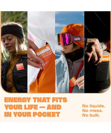 Sunii Energy Gum - 100mg Caffeine for Quick Energy Boost | Sugar-Free Gluten-Free Perfect for Workouts & Studying | 5 Calories - Buy Online on GoSupps.com