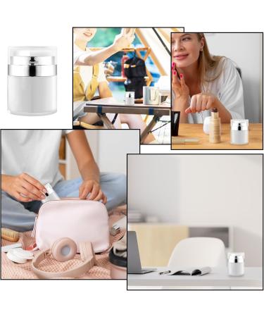 Disasserno 30ml Airless Pump Cream Dispenser - Portable Cosmetic Container for Lotion & Cream - Ideal for Travel & Home Use - Buy Online on GoSupps.com