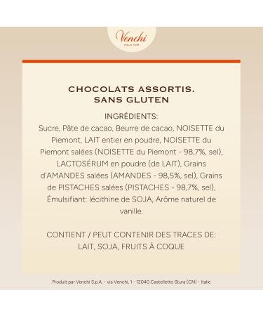 Venchi - Bo te en M tal en Forme d' uf 7 Petits ufs Assortis 77 Gr avec "Noisettes du Pi mont" Sans Gluten Collection Printemps Venchi Teresa Rego Id e Cadeau - Buy Online on GoSupps.com
